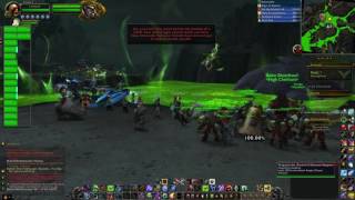 Highlord Tirion Fordring Broken Shore Scenario quotDeathquot Scene HORDE POV [upl. by Ahsiram]