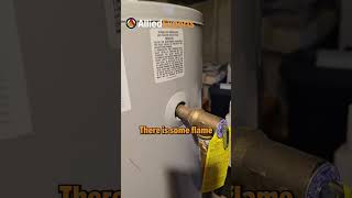 Valve on water heater expansion tank leaking  flame rollout and other issues🔥💧 energy home hvac [upl. by Enayd]