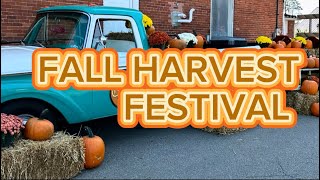 FALL HARVEST FESTIVAL  Fredericktown Ohio  Family Fun Day VLOG [upl. by Hanafee]