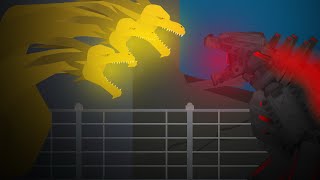 King ghidorah vs mechagodzilla fan animation [upl. by Janice]