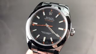 Rolex Milgauss 116400 Rolex Watch Review [upl. by Nylrem575]