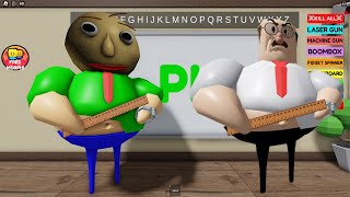 Baldis Basics GREAT SCHOOL BREAKOUT Obby New Update Roblox All Bosses Battle FULL GAME roblox [upl. by Ihsar]