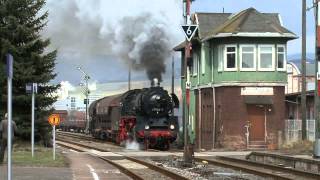 Dampflokfahrt zur 85 Jahre Baureihe 44 von Eisenach nach Meiningen ein Fest für alle eisenbahnfreu [upl. by Isaacs16]