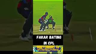 FAKHAR ZAMAN BATTING IN CPL [upl. by Rockel]