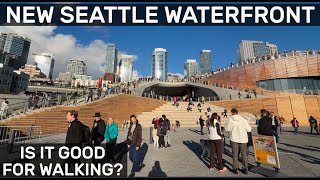 Exploring Seattles New Overlook Walk On The Waterfront  Is It Worth A Visit [upl. by Amol]