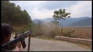 Manipur Gun Fire Violence WarMeiteis Vs Kuki  Viral Video [upl. by Allbee]