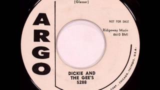 Dickie amp The Gees  Foolish Tears Argo 5288 1958 [upl. by Mendelsohn]