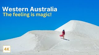 Explore the spectacular Lancelin Sand Dunes  Western Australia  Cinematic travel preview 4K [upl. by Htesil856]