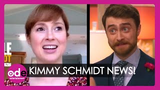 Kimmy Schmidts Ellie Kemper Loved Weirdness With Daniel Radcliffe [upl. by Kean]