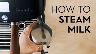 How to Steam Milk for Lattes A Beginners Guide [upl. by Mable]