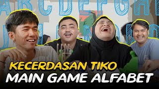 SAMBIL MAKAN MAIN GAME ALFABET  NATHALIE TIKO ADU KECERDASAN ALE SAMPE BANJIR KERINGET [upl. by Esiuqcaj]