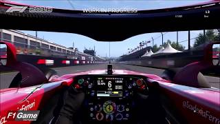 F1 2018 Ferrari SF71H Gameplay  Montreal Pure Engine Sound [upl. by Graaf]