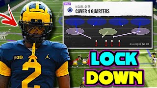 This LOCKDOWN Coverage Defense is UNSTOPPABLE College Football 25 Defensive Scheme [upl. by Sarad]