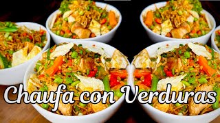 Como preparar fácil y rico🔥😋🫰UN CHAUFA CON VERDURAS [upl. by Eiramassenav440]