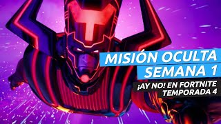 Cómo completar la misión oculta de Fortnite temporada 4 ¡Ay No [upl. by Nywra605]