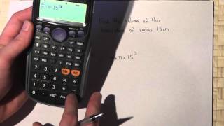 Volume how to find the volume of a hemisphere [upl. by Levey654]