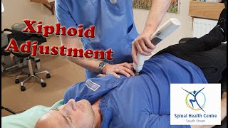 Chiropractic Activator Xiphoid Adjustment [upl. by Bravar285]