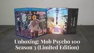 Unboxing Mob Psycho 100 Season 3 Limited Edition [upl. by Joni766]