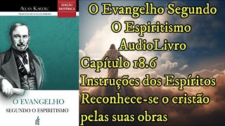 Reconhecese o cristão pelas suas obras  Capítulo 186  Evangelho Segundo o Espiritismo Audiobook [upl. by Norford]