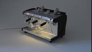 Handmade miniature bar coffee machine in 112 scale [upl. by Asilav869]