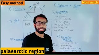 palaearctic region Zoogeographical region  MapSurrounding extent climateGeographyFauna [upl. by Aisac]