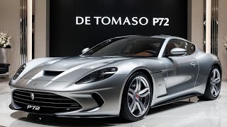 DE Tomaso P72 A Masterpiece of Retro Design  Auto talkz [upl. by Eittah]