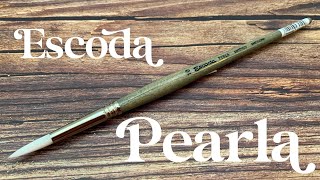 Escoda Perla  Watercolor Brush Review Ep 7 [upl. by Assille]