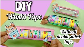 How to make Washi tape Without double sided tape [upl. by Daney]