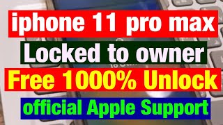 Iphone 11 Pro Max Icloud Locked To Owner Unlock Done By Invoice Method Free icloudactivationlock [upl. by Feriga931]