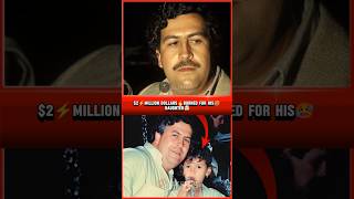 🥵Pablo Escobar  2 million😳dollars🤯burned for⚡his daughter🔥 pabloescobar facts alfriffy shorts [upl. by Hareemas]