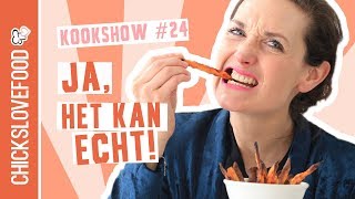 ECHT KROKANTE ZOETE AARDAPPELFRIET  CHICKSLOVEFOOD [upl. by Cheney]