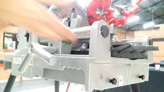 ROSCADORA ELECTRICA RIDGID 300 COMPACTA TUTORIAL [upl. by Eicyal747]