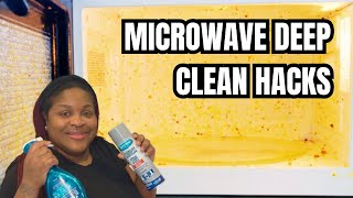 How To Deep Clean Your Microwave Using Hacks [upl. by Aicirtap701]