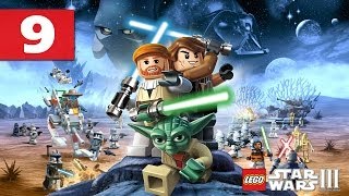 Lego Star Wars 3 The Clone Wars  Walkthrough  Part 9  Shadow Of Malevolence  Hull Breach [upl. by Gnauq]