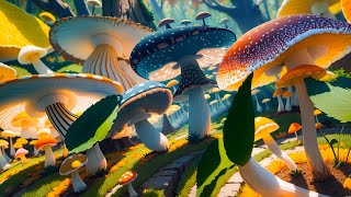 Nexxus 604  Mushroomland  Psychedelic trance mix • 4K AI animated music video [upl. by Batsheva308]