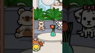 Adopting a new pet 🐶🐕 sqarry doesnt like her😮‍💨😭🍁🍂🥲🌧️😔☘️tocaboca pet aesthetic game [upl. by Herson]