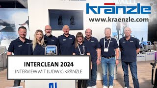 Interclean 2024  Interview mit Ludwig Kränzle  Innovationen  Neuheiten 2024 [upl. by Devin]