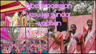 bibel procession song gomhardhi parish Mahila diwas 🥰💐 [upl. by Annabal]