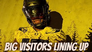 More BLUECHIP Recruits Locking in Trips to Oregon  Ducks Dish Podcast [upl. by Kristos]