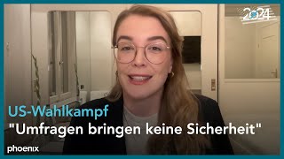 Wahlkampfabschluss in USA Analyse von Annika Brockschmidt USAExpertin  051124 [upl. by Upton]