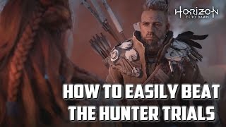 How to easily beat The Hunter Trials Horizon Zero Dawn [upl. by Ciardap48]