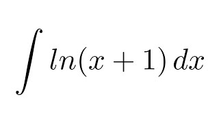 Integral of lnx1 substitution  by parts [upl. by Hesoj]