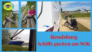 NordOstseeKanal Gute Aussicht vom Wohnmobil  Nr 195 [upl. by Wolliw295]