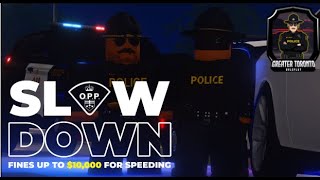 GTRP  Ontario Provincial Police  Slow Down and Move Over [upl. by Demmy]