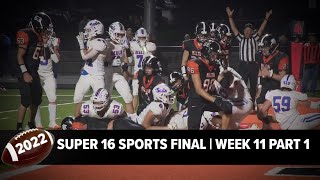 WNEPs High school football Super 16 Sports Final  Week 11 Part 1 [upl. by Teplica]