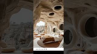 Desert Cave Home with Organic Modern Design amp Land Rover architecturelovers architecturalelegance [upl. by Ayanaj]