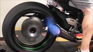 2015 Kawasaki Ninja H2R on the Dyno [upl. by September]