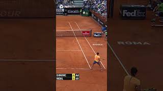 EPIC Djokovic Set Point vs Nadal [upl. by Adiuqal]