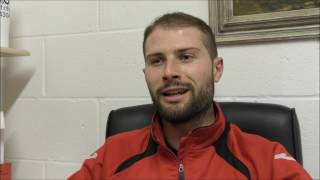 Interview Luke Hipwell v Wellingborough Town  070117 [upl. by Ecnerewal]