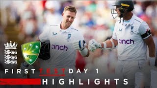 The Ashes series 2023 Highlights  England vs Australia 1st Test day 1 highlights 2023 [upl. by Dot]